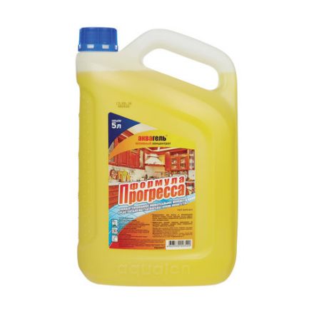 Средство моющее универсальное 5 л, "ФОРМУЛА ПРОГРЕССА" АКВАГЕЛЬ, концентрат, канистра, 203520 Средство моющее универсальное 5 л, "ФОРМУЛА ПРОГРЕССА" АКВАГЕЛЬ, концентрат, канистра, 203520