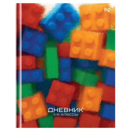 Дневник 1-11 кл. 40л. (твердый) BG "Лего", глянцевая ламинация