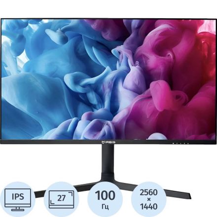 Монитор 27 IRBIS SMARTVIEW 27 LED 2560x1440, IPS, 3ms,75/100Hz, IMVW27QIDR Монитор 27 IRBIS SMARTVIEW 27 LED 2560x1440, IPS, 3ms,75/100Hz, IMVW27QIDR