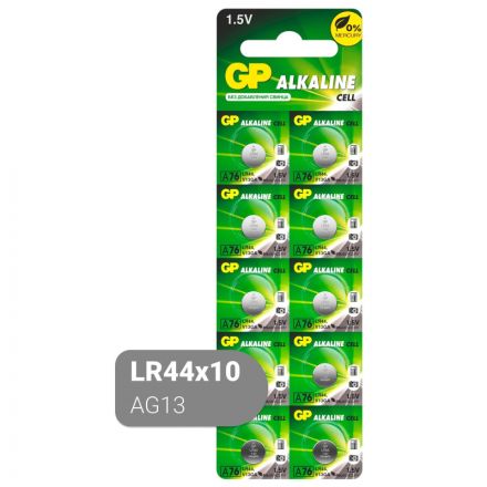 Батарейки для часов GP A76F-2C10 (10 штук в упаковке)