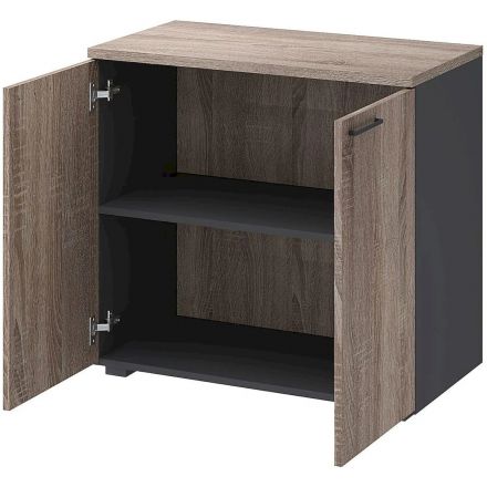 Двери Комус Мебель К-Loft 2шт. 241H008 764х16х680 дуб сонома темн