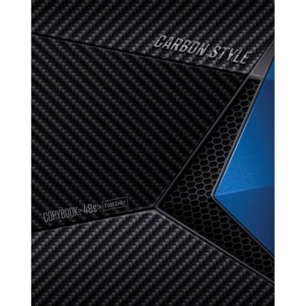 Тетрадь А5, 48 л., HATBER, скоба, клетка, выборочный лак, "CarbonStylee" (микс в спайке), 068127, 48Т5вмВ1 Тетрадь А5, 48 л., HATBER, скоба, клетка, выборочный лак, "CarbonStylee" (микс в спайке), 068127, 48Т5вмВ1