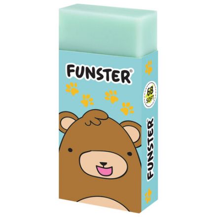 Ластик FUNSTER (ФАНСТЕР) "ANIMALS", 50х24х10 мм, прямоугольный, картонный держатель, экологичный ПВХ, ассорти, 272730 Ластик FUNSTER (ФАНСТЕР) "ANIMALS", 50х24х10 мм, прямоугольный, картонный держатель, экологичный ПВХ, ассорти, 272730