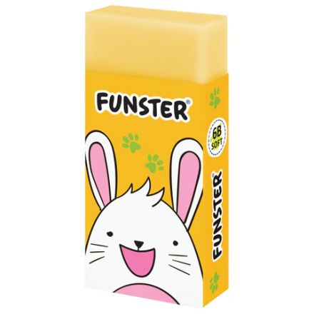 Ластик FUNSTER (ФАНСТЕР) "ANIMALS", 50х24х10 мм, прямоугольный, картонный держатель, экологичный ПВХ, ассорти, 272730 Ластик FUNSTER (ФАНСТЕР) "ANIMALS", 50х24х10 мм, прямоугольный, картонный держатель, экологичный ПВХ, ассорти, 272730