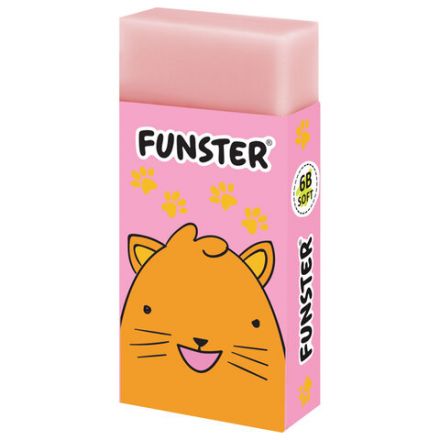 Ластик FUNSTER (ФАНСТЕР) "ANIMALS", 50х24х10 мм, прямоугольный, картонный держатель, экологичный ПВХ, ассорти, 272730 Ластик FUNSTER (ФАНСТЕР) "ANIMALS", 50х24х10 мм, прямоугольный, картонный держатель, экологичный ПВХ, ассорти, 272730