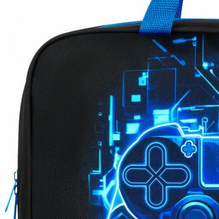 Папка на молнии с ручками BRAUBERG KIDS А4, 1 отделение, полиэстер, 80 мм, "Digital gamepad", 273316 Папка на молнии с ручками BRAUBERG KIDS А4, 1 отделение, полиэстер, 80 мм, "Digital gamepad", 273316