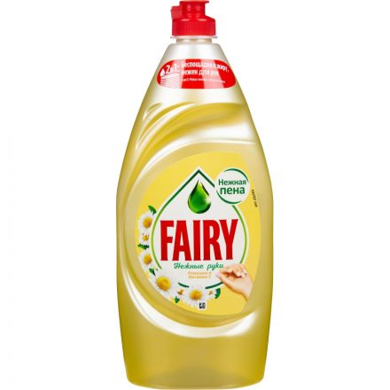 Средство для мытья посуды Fairy Нежные руки Ромашка и витамин Е 900мл
