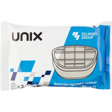 Фильтр (Патрон) противогазовый UNIX 501 А1 орган газы 2 шт/уп Фильтр (Патрон) противогазовый UNIX 501 А1 орган газы 2 шт/уп