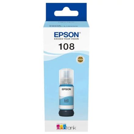 Чернила EPSON 108 (C13T09C54A) для СНПЧ EPSON L8050 /L8100 /L18050, светло-голубые, ОРИГИНАЛЬНЫЕ Чернила EPSON 108 (C13T09C54A) для СНПЧ EPSON L8050 /L8100 /L18050, светло-голубые, ОРИГИНАЛЬНЫЕ
