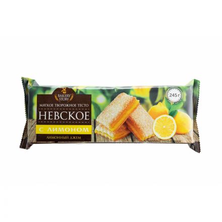Печенье Bakery Story Невское с лимоном, 245г Печенье Bakery Story Невское с лимоном, 245г