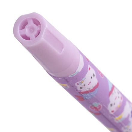 Ручка шариковая ЮНЛАНДИЯ "PURRMAID", синяя, SOFT TOUCH покрытие, узел 0,7 мм, линия письма 0,35 мм, 143731 Ручка шариковая ЮНЛАНДИЯ "PURRMAID", синяя, SOFT TOUCH покрытие, узел 0,7 мм, линия письма 0,35 мм, 143731