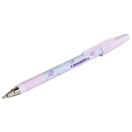 Ручка шариковая ЮНЛАНДИЯ "PURRMAID", синяя, SOFT TOUCH покрытие, узел 0,7 мм, линия письма 0,35 мм, 143731 Ручка шариковая ЮНЛАНДИЯ "PURRMAID", синяя, SOFT TOUCH покрытие, узел 0,7 мм, линия письма 0,35 мм, 143731