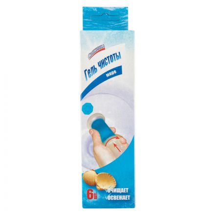 Освежитель для унитаза гелевый Свежинка Море (6 аромадисков в дозаторе) Освежитель для унитаза гелевый Свежинка Море (6 аромадисков в дозаторе)