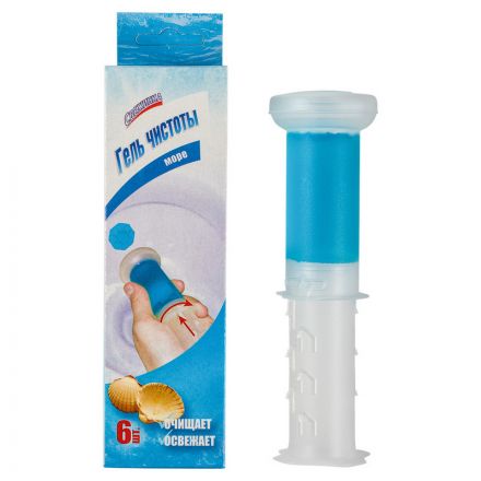 Освежитель для унитаза гелевый Свежинка Море (6 аромадисков в дозаторе) Освежитель для унитаза гелевый Свежинка Море (6 аромадисков в дозаторе)