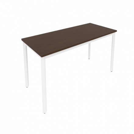 Slim Стол письменный на металлокаркасе С.СП-5.1 Венге/Белый металл 1380*600*750 Slim Стол письменный на металлокаркасе С.СП-5.1 Венге/Белый металл 1380*600*750