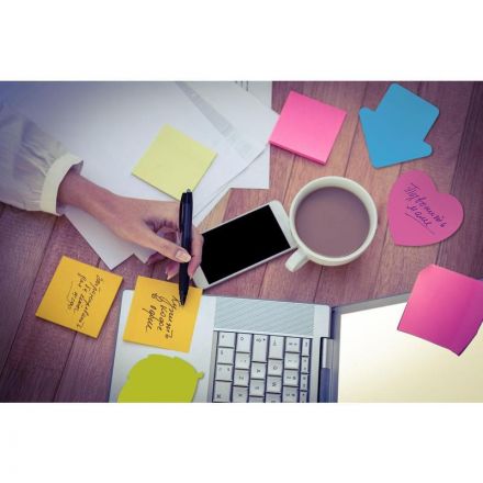 Стикеры Attache 76x51 мм пастельные желтые (1 блок, 100 листов) Стикеры Attache 76x51 мм пастельные желтые (1 блок, 100 листов)