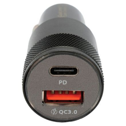 Зарядное устройство автомобильное CABLEXPERT 38 Вт, 3 А, QC3.0/PD, 1 х USB, 1 х Type-C, MP3A-UC-CAR24 Зарядное устройство автомобильное CABLEXPERT 38 Вт, 3 А, QC3.0/PD, 1 х USB, 1 х Type-C, MP3A-UC-CAR24