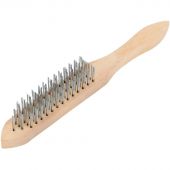 Щетка металлическая 5-рядная с деревянной ручкой SPARTA (748245) Щетка металлическая 5-рядная с деревянной ручкой SPARTA (748245)