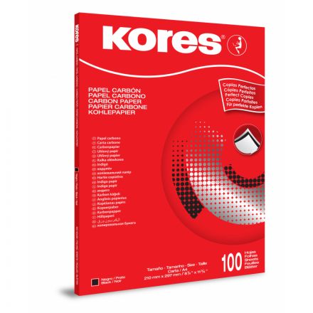 Бумага копировальная черная KORES 1200 пачка 100л. '7528492