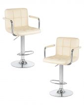 Набор 2 шт Стул барный DOBRIN KRUGER ARM, кремовый Набор 2 шт Стул барный DOBRIN KRUGER ARM, кремовый