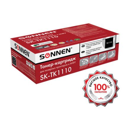 Тонер-картридж лазерный SONNEN (SK-TK1110) для KYOCERA FS-1020MFP/1040/1120MFP, ресурс 2500 стр., 364081 Тонер-картридж лазерный SONNEN (SK-TK1110) для KYOCERA FS-1020MFP/1040/1120MFP, ресурс 2500 стр., 364081