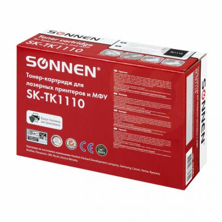 Тонер-картридж лазерный SONNEN (SK-TK1110) для KYOCERA FS-1020MFP/1040/1120MFP, ресурс 2500 стр., 364081 Тонер-картридж лазерный SONNEN (SK-TK1110) для KYOCERA FS-1020MFP/1040/1120MFP, ресурс 2500 стр., 364081