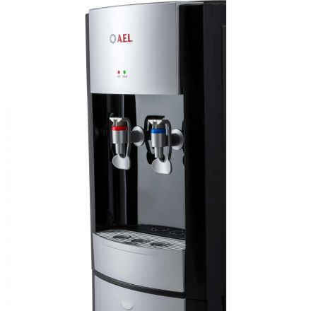 Кулер для воды AEL LD-AEL-28 черный/серебристый Кулер для воды AEL LD-AEL-28 черный/серебристый