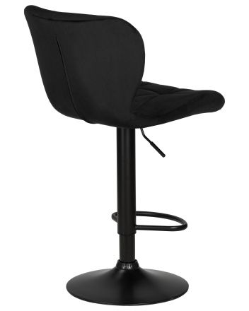 Набор 2 шт Стул барный DOBRIN BARNY BLACK, черный велюр (MJ9-101)