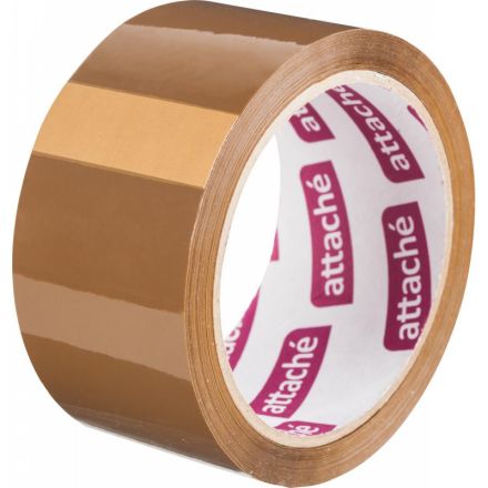 Клейкая лента упаковочная ATTACHE 48мм х 60м 40мкм коричневая 6 шт/уп Клейкая лента упаковочная ATTACHE 48мм х 60м 40мкм коричневая 6 шт/уп