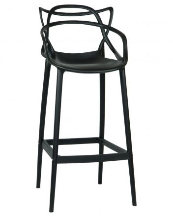 Стул барный DOBRIN MASTERS BAR, чёрный (B-03) spb