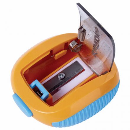 Точилка ЮНЛАНДИЯ "Звездолет Юнландика", с контейнером, пластиковая, корпус ассорти, 228471 Точилка ЮНЛАНДИЯ "Звездолет Юнландика", с контейнером, пластиковая, корпус ассорти, 228471