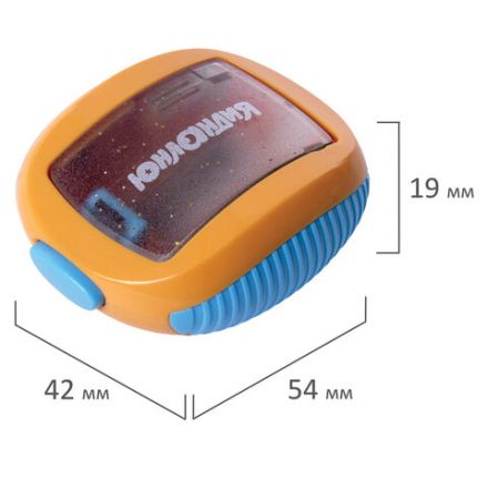 Точилка ЮНЛАНДИЯ "Звездолет Юнландика", с контейнером, пластиковая, корпус ассорти, 228471 Точилка ЮНЛАНДИЯ "Звездолет Юнландика", с контейнером, пластиковая, корпус ассорти, 228471