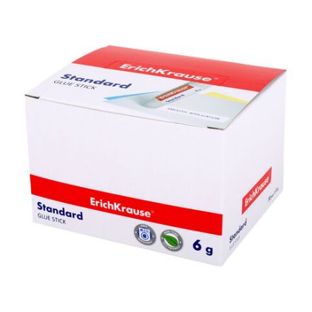 Клей-карандаш ERICH KRAUSE "EasyStick", 6 г, 48029 Клей-карандаш ERICH KRAUSE "EasyStick", 6 г, 48029