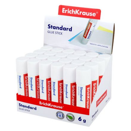 Клей-карандаш ERICH KRAUSE "EasyStick", 6 г, 48029 Клей-карандаш ERICH KRAUSE "EasyStick", 6 г, 48029