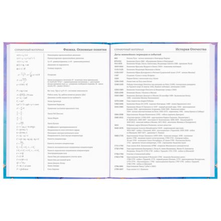 Дневник 5-11 класс 48 л., гибкая обложка, BRAUBERG, глянцевая ламинация, с подсказом, "Admiration", 106385
