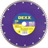 Диск алмазный DEXX Multi Universal сегмент.d230х22.2мм,бетон(36702-230_z01)