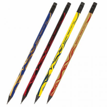 Карандаш чернографитный BRAUBERG "PREMIUM TURKEY", 1 шт., "Flame", НВ, ассорти, дисплей,181565 Карандаш чернографитный BRAUBERG "PREMIUM TURKEY", 1 шт., "Flame", НВ, ассорти, дисплей,181565