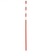 Веха пластиковая с 3-мя с/о лентами высота 1,8м ВП-1,8