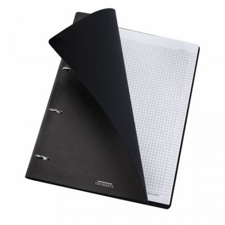 Тетрадь на кольцах БОЛЬШАЯ А4 (240х310 мм), 120 л., под кожу, BRAUBERG VISTA, Black, 404512 Тетрадь на кольцах БОЛЬШАЯ А4 (240х310 мм), 120 л., под кожу, BRAUBERG VISTA, Black, 404512