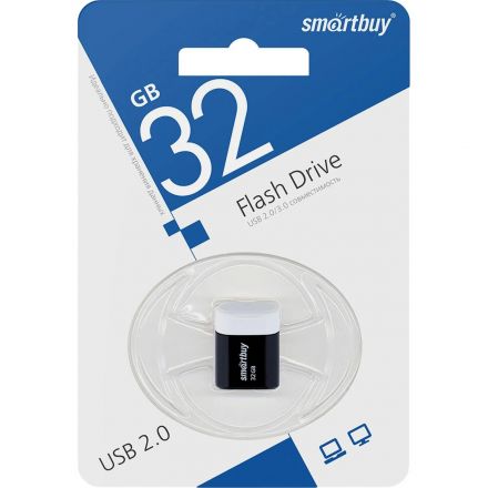 Флеш-память Smartbuy UFD 2.0 32GB LARA Black (SB32GBLARA-K)