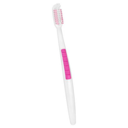 Зубная щетка жесткая, КОМПЛЕКТ 8 шт., LAIMA DENT "CLASSIC WHITENING", безопасное отбеливание, 609315