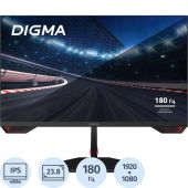 Монитор Digma Overdrive 24P511F(DM24SG02)23.8/FHD/IPS/180Hz/250cd/1ms