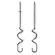 Миксер PHILIPS HR3705/00, 300 Вт, 5 скоростей, 2 венчика, 2 крюка для теста, белый