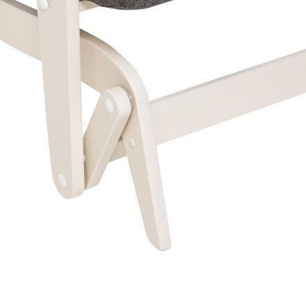 Кресло-маятник Leset Спринг, Слоновая кость, Malmo 95, Ткань Рогожка