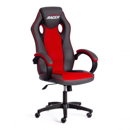 Кресло Рейсер Гт Нью/Racer Gt New кож/зам/ткань, металлик/красный, 36/08 Кресло Рейсер Гт Нью/Racer Gt New кож/зам/ткань, металлик/красный, 36/08