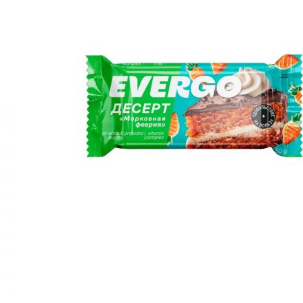 Пирожное Морковная феерия EVERGO протеин глазир с начин 50гx12шт/уп (600г) Пирожное Морковная феерия EVERGO протеин глазир с начин 50гx12шт/уп (600г)