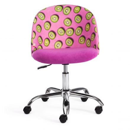 Кресло Tetchair MELODY, ткань/флок, фиолетовый, Botanica 06 kiwi/138 Кресло Tetchair MELODY, ткань/флок, фиолетовый, Botanica 06 kiwi/138
