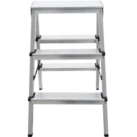 Стремянка ал. двухсторонняя Новая Высота NV 1120, 2х3 ступ. 80 мм 1120203 Стремянка ал. двухсторонняя Новая Высота NV 1120, 2х3 ступ. 80 мм 1120203