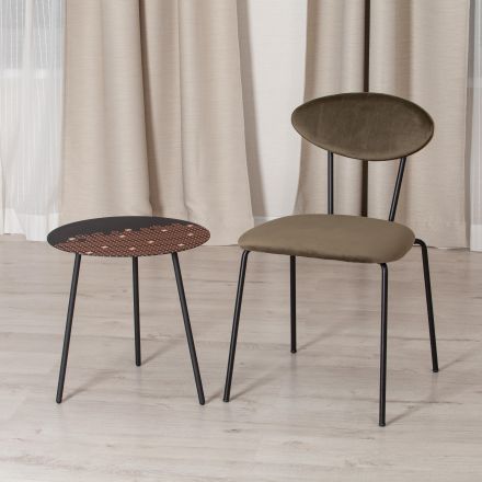 Столик кофейный TETCHAIR металл, 45 х 45 х 45 см, черный с лого Столик кофейный TETCHAIR металл, 45 х 45 х 45 см, черный с лого