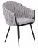Стул обеденный DOBRIN MATILDA, серая ткань (LAR 275-17) Стул обеденный DOBRIN MATILDA, серая ткань (LAR 275-17)